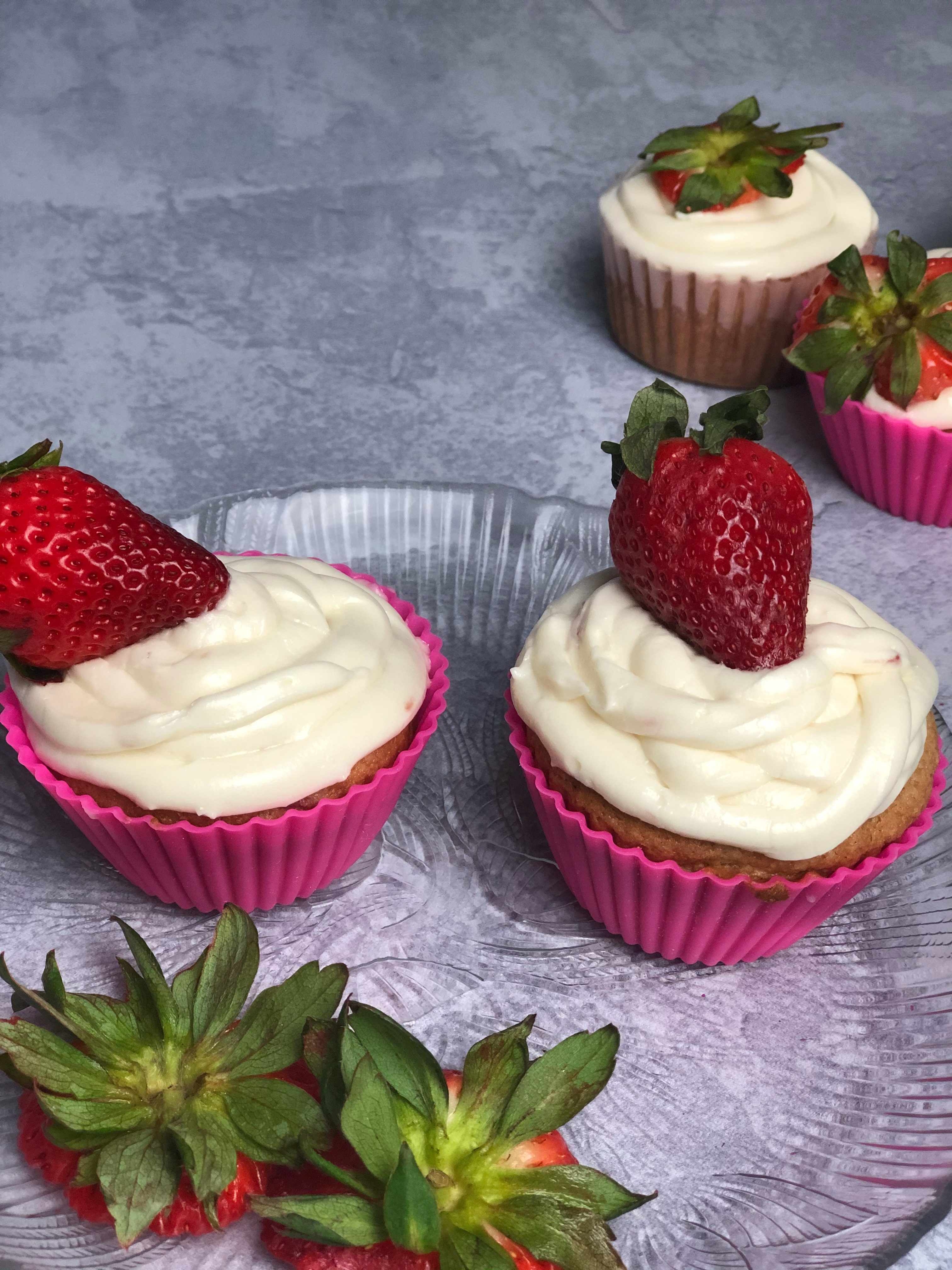 Homemade Strawberry Cupcakes